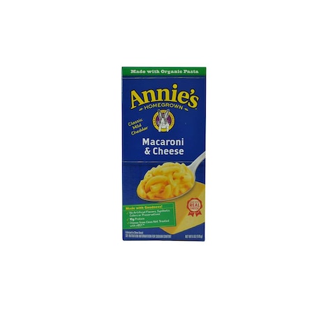 Annies Annie's Mild Cheddar Macaroni & Cheese 6 oz. Box, PK12 13562-00045